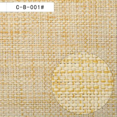 China Factory Eco - Friendly Supplier Woven Straw Fabric For Shoes , 220gsm Straw Fabric for sale