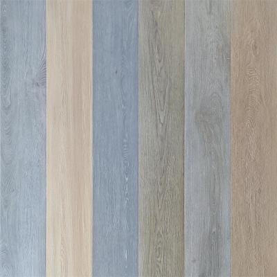 China Modern Waterproof And Wear Resistant 12mm Thick Grooves Sealed Wax Laminated Wood Board Flooring for sale