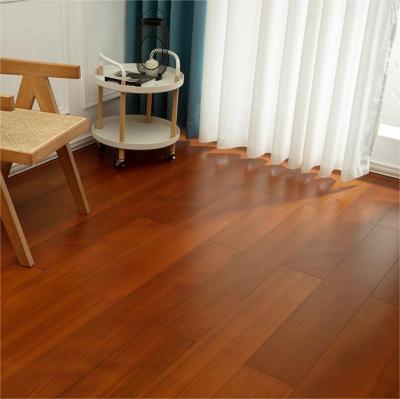 China Modern Exterior Pure Teak Roller Paint Three-Layer Solid Wood Flooring for sale