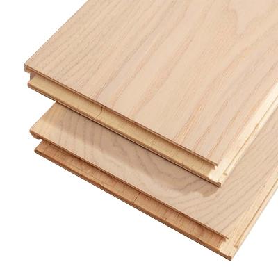 China Modern new three layers European waterproof and wear-resistant white oak floor for bedroom for sale