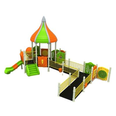 China Plastic Enclosed Playground Landscape Handicapped Handicapped Park for sale