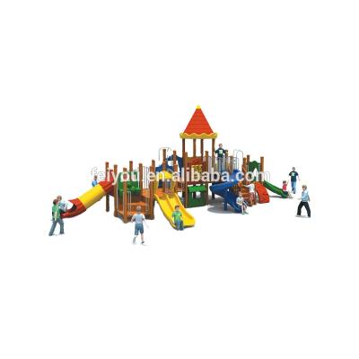 China Equipment Anti-UV Wooden Wooden Outdoor Playground Outdoor Playground Playground Slide Slide for sale