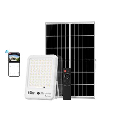 China Solar Powered CCTV Solar Flood Lights Outdoor Security Lighting for sale