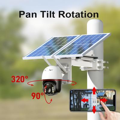 China Solar SD Card 4g Ptz Cctv Camera 4g Solar Bullet Camera for sale