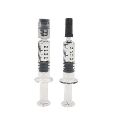 China Non Spill Luer Lock Glass Syringe - 1ml for sale