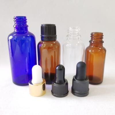 China Glass Bottle Child Safe Dye Tincture Bottle 30ml 10Ml 15Ml Amber Empty Glass Dropper Essential Oil Bottle for sale