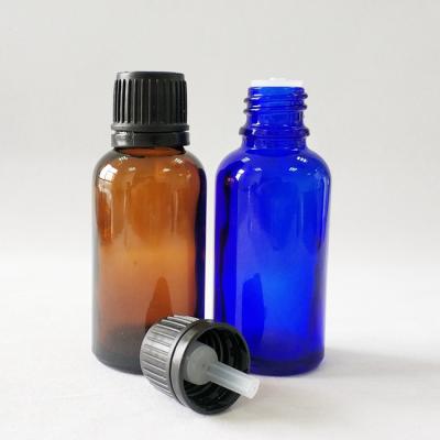 China Pilf Proof Pilfer Proof Cap With Plug Seal For Essential Oil Glass Bottle Euro Bottle for sale