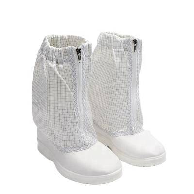 China Anti Static Anti Static Safety Shoes PU Esd Boots For Cleanroom for sale