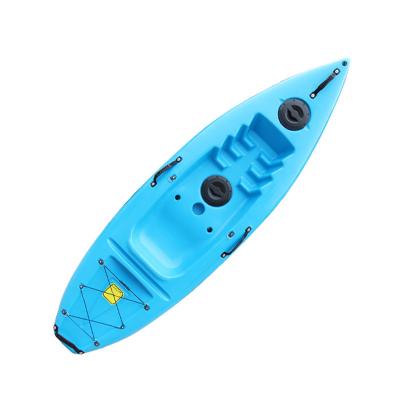 China LLDPE 8ft6 kayak fishing cheap sale for sitting on paddle top plastic canoe ocean fishing kayak for sale