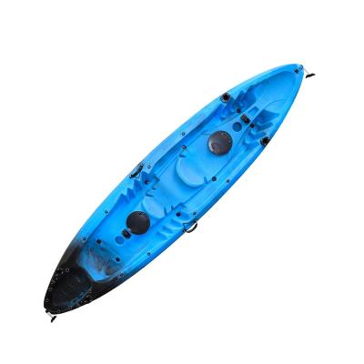 China LLDPE Sea Fishing Sit On Top Professional Sea Kayak 2+1 Seat Kayak 3 Person Kayak For Fishing for sale