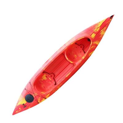 China Racing high quality cheap sit-in kayak boat plastic canoe 2 person canoe kayak sea kayaks for sale made in china for sale