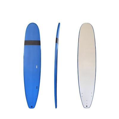 China Customized Unisex Stick On Soft Top Surfing 9' 2ft Longboard Surfboard Made In China Surfboard For Sale for sale