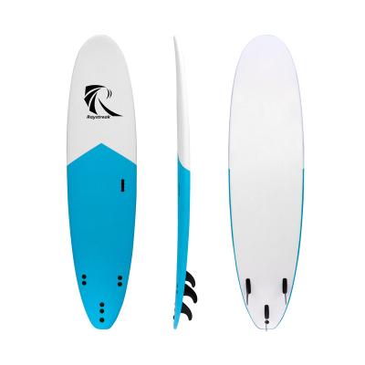 China China Hot Selling Outdoor Blank White OEM Fiberglass Fiberglass Epoxy Soft Surfboard Soft Wholesale OEM ENV for sale