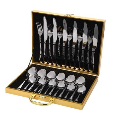 China Kitchen Cutlery Stainless Steel Flatware Sets Stocked Cutlery Set Luxury 12PCS Kitchen Tableware Tools Knife Spoon Fork Set for sale