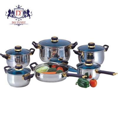 China China Manufacturer Sustainable Restaurant Bar Kitchen Cookware Sets Stainless Steel Clay Pasta Cooking Pot for sale