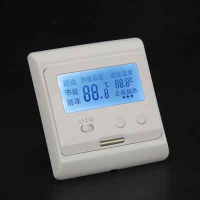 China Modern 110-240V 3A Water Heater Floor Heating Thermostat Electric Thermostat for sale