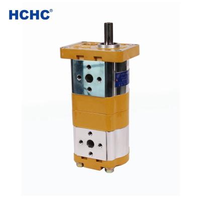 China CBWLXY Double Tractor Aluminum High Pressure Hydraulic Gear Pump For Combine Harvester for sale