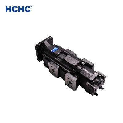 China Industrial machinery chinese crane hydraulic triple gear pump for sale