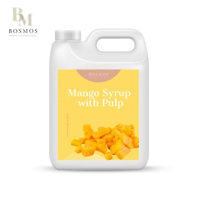 China Fruit Tea Bosmos_ Mango Syrup 2.5kg/5kg - Taiwan's Best Bubble Tea Supplier, Concentrate Syrup Bubble Tea for sale