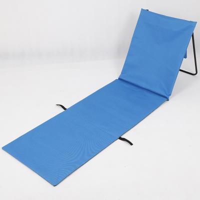 China QUAWE Amazon Japanese Hot Selling Easy Folding Beach Lounge Chairs Beach Mat Camping Picnic Mat With Backrest for sale