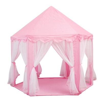 China Sports Play QUAWE Princess Tent High Quality Indoor Outdoor Pink Kids Playhouse Kids Play Tent for sale