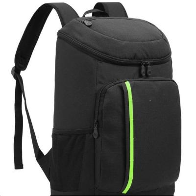 China Leisure High Quality Check Keep Warm Backpack Picnic Shoulders Warmer Storage Bag for sale