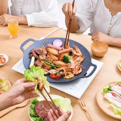 China Viable Large Round Outdoor BBQ Grill Aluminum Non-Stick Molds for sale