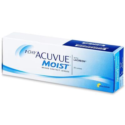 China Etafilcon One Acuvue Moist 30pcs Johnson And Johnson Daily Disposable Soft Contact Lenses for sale