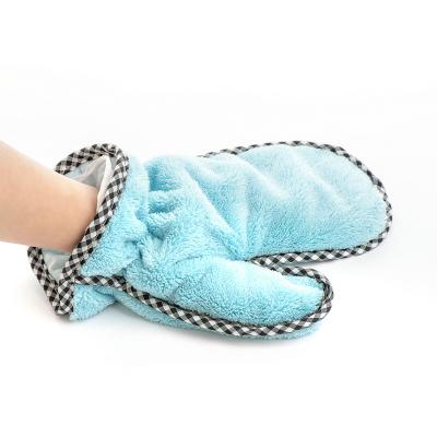 China Durable Microfiber Cleaner Dishwashing Insulation Hand Gloves for sale