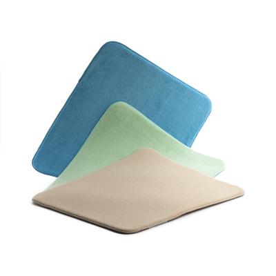 China Sustainable Multifunctional Reusable Plush Microfiber Drain Area Mats for sale