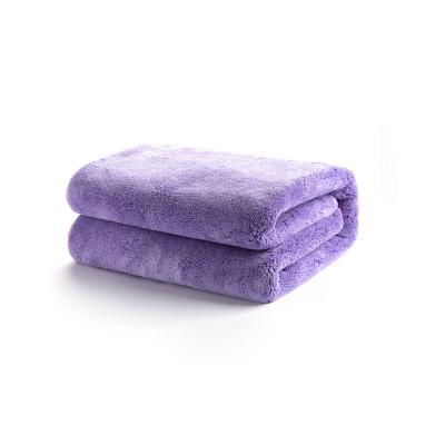 China Home High Quality Microfiber Car Towel Thickened Double Sided Car Interior Cleaning Wash Towel for sale