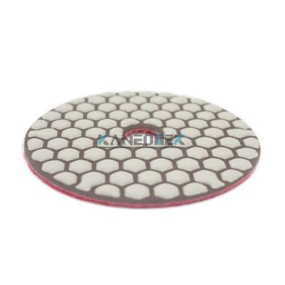 China Polishing Marble 4 Inch Dry Diamond Flexible Marble Polishing Pads For Angle Grinder for sale