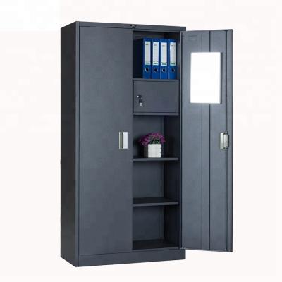 China Bedroom Waterproof  2 Door Metal Wardrobe Closets for sale