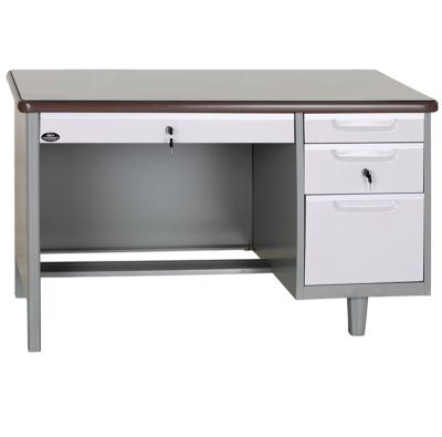 China school hospital  920mm long fireproof steel executive desk for sale