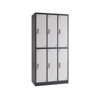 China Public Place 169CM Metal Storage Wardrobe With Lock Steel Locker for sale