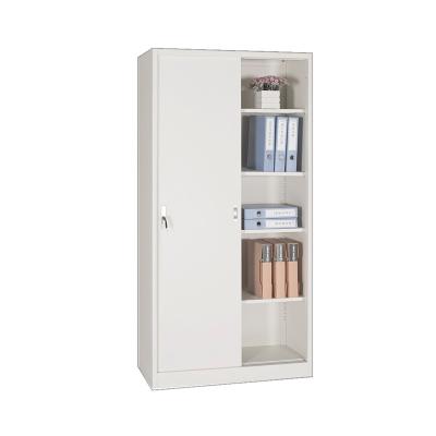 China Office Furniture Metal Vertical Stainless Steel File Cabinet with Two Doors for sale