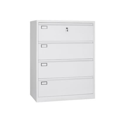 China Metal Storage Shallow Depth Filing Cabinet 4 Drawer for sale