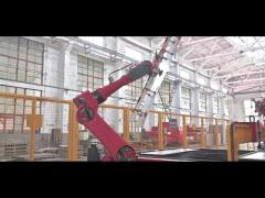 Automatic Bending And Welding Production Line For Side Of Metal Cabinet