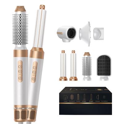 China 7 In 1 Low Noise Hair Dryer Negative Ion Multi Function Hairdressing Repair Hair Brush for sale