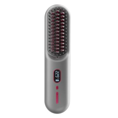 China Wireless Hot Air Hair Dryer Brush With BLDC Motor And Negative Ions Type-C Customizable for sale