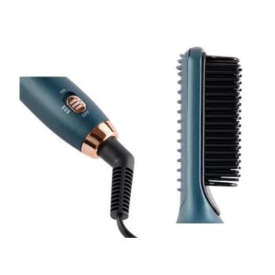 China Blue Purple Hot Comb Hair Straightener For Women With 3 Temps 20s Fast Heating for sale