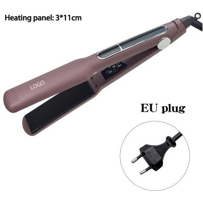 China 45W/60W MCH Fast Heating Technology 2 in 1 Hair Straightener LCD Display Flat Iron for sale