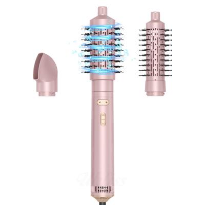 China Secador de cabelo escova 6 em 1 Hair Styler Tecnologia iônica de prata Multi Styler de secagem rápida para cabelo liso e encaracolado à venda