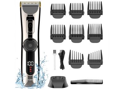 China ajustador elétrico do cabelo 2200mAh, 100v-240v Clippers impermeáveis recarregáveis à venda