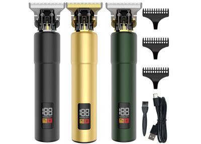 China ajustador elétrico do cabelo 8W, exposição de 600 MAH Men Professional Hair Clippers LCD à venda