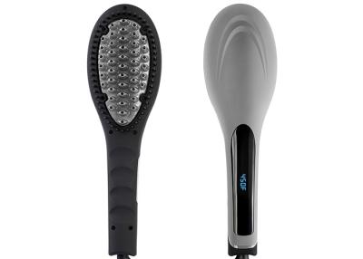 China O PTC Heater Hair Straightener Brush Comb anti escalda Shell com indicador do LCD à venda