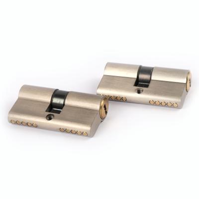 China Zinc Custom 60mm Lock Cylinder Factory Zinc Case Core Brass Computer Key Cylinder for sale