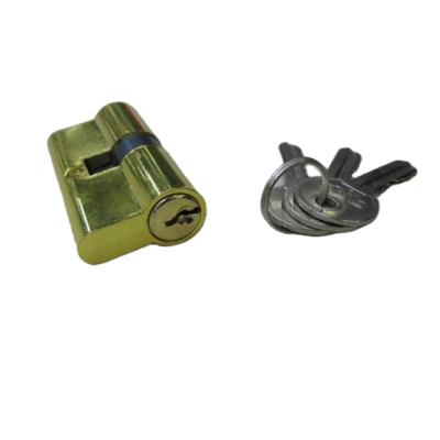 China Zinc Full Zinc 3 Normal Cylinder Lock Cylinder Wholesale Full Zinc 60mm Double Sided Gold Color Cylinder Keys for sale