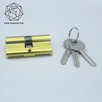 China Aluminum / Zinc Very Cheap 60mm 3 Normal Keys Aluminum Zinc Core Lock Cylinder For Mortise Lock Door Keys for sale