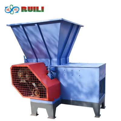 China Recycled Plastic Bottle Rubber Barrel Factory Waste Chunks Single Shaft Shredder Crusher Machine for sale